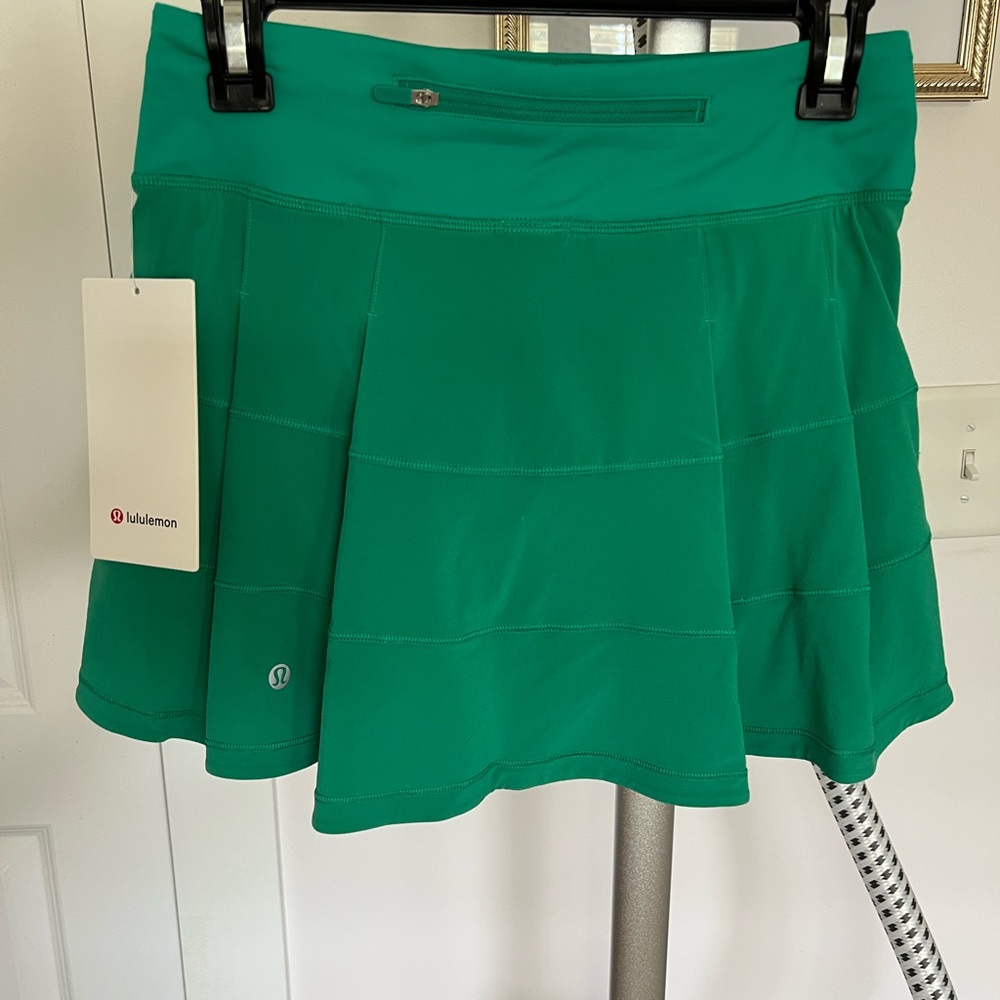lululemon athletica Vibrant Green Skater Skirt